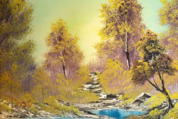 You Can Now Own Air Force Vet Bob Ross First Original Work from